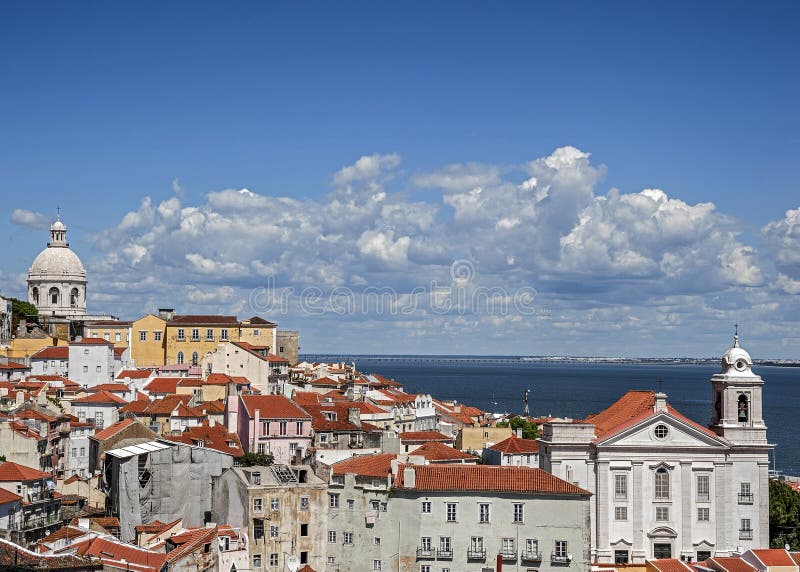 lisbon Португалия Смотровая площадка Portas делает Sol стоковое фото lisbon Португалия Смотровая площадка Portas делает Sol стоковое фото