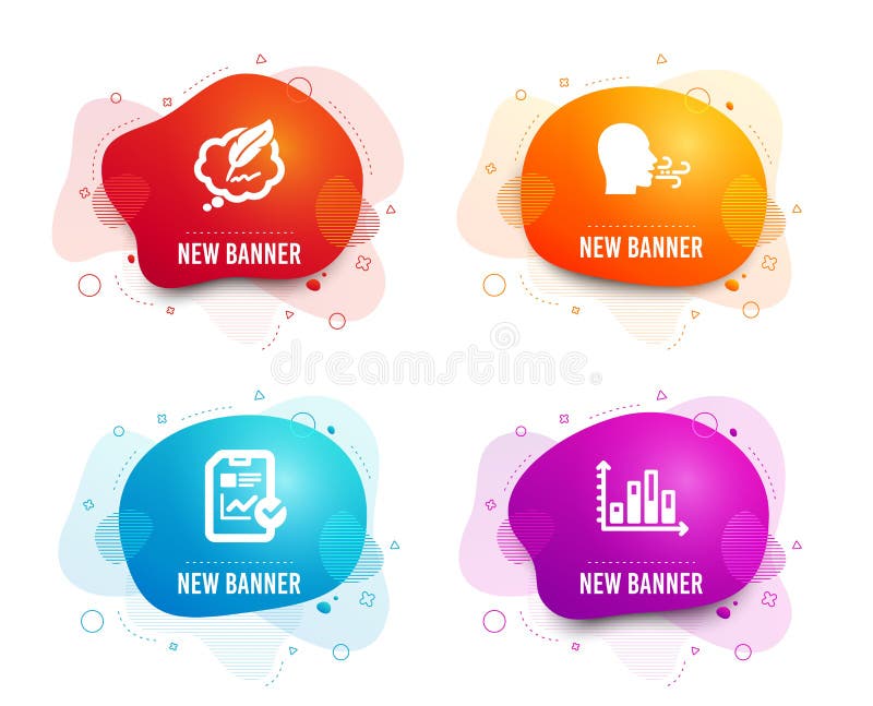 Liste de contr?le de rapport, exercice de respiration et ic?nes de causerie de Copyright Signe de graphique de diagramme Vecteur illustration stock Liste de contr?le de rapport, exercice de respiration et ic?nes de causerie de Copyright Signe de graphique de diagramme Vecteur illustration stock