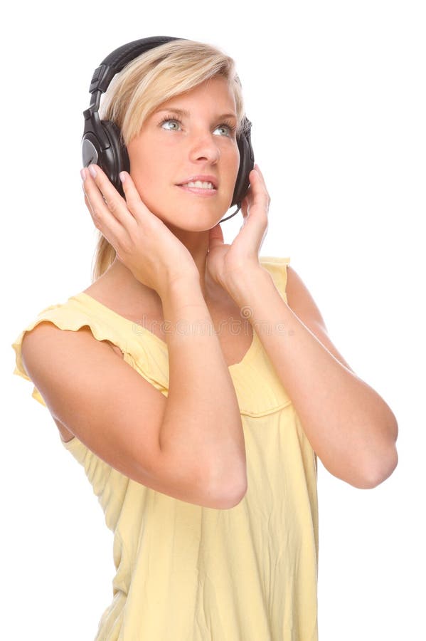 Listen to the music stock image. Image of natural, beautiful 17408443