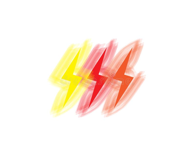 Listowy B? yskawicowy logo royalty ilustracja