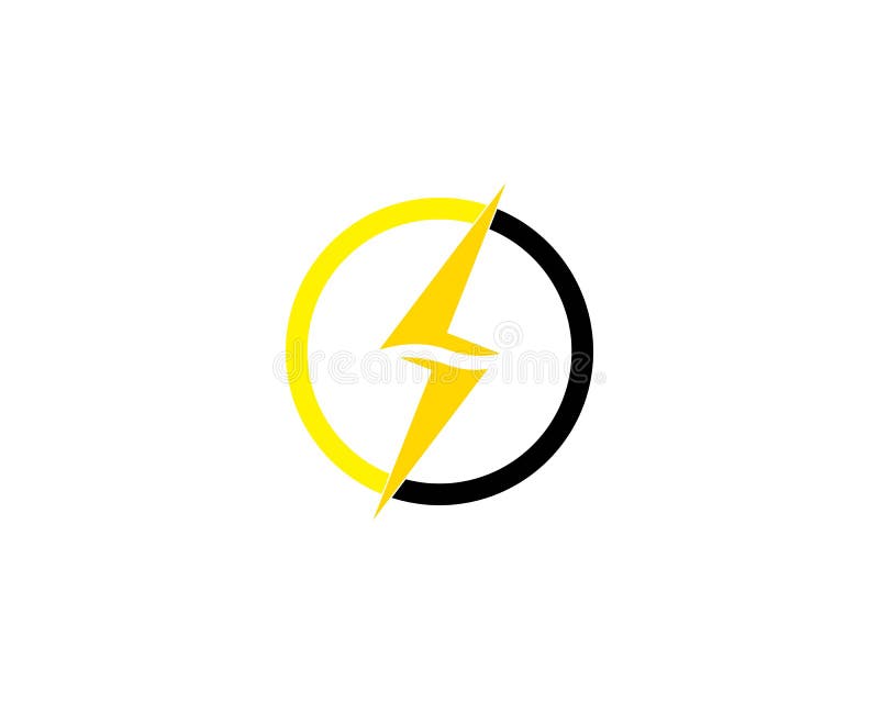 Listowy B? yskawicowy logo ilustracja wektor