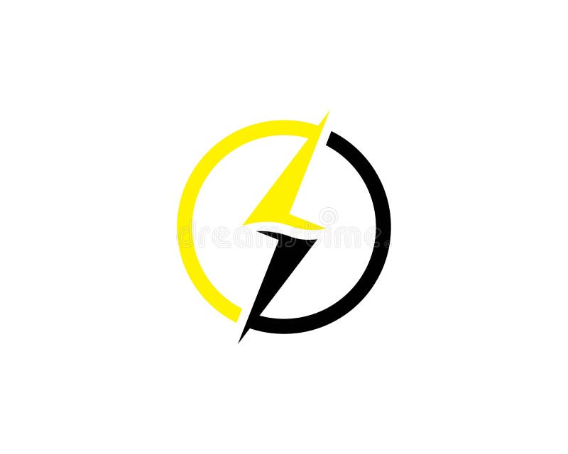Listowy B? yskawicowy logo royalty ilustracja