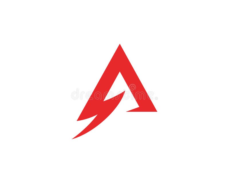 Listowy Błyskawicowy logo ilustracji