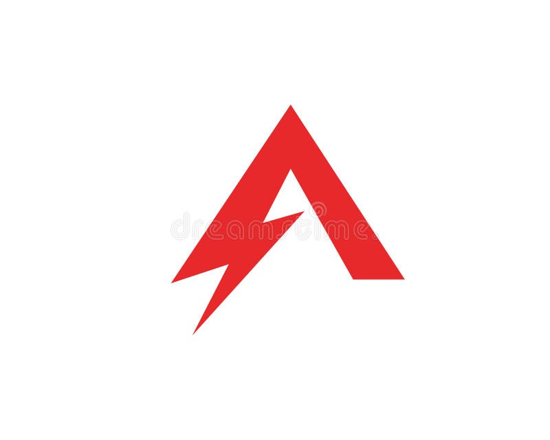 Listowy Błyskawicowy logo royalty ilustracja