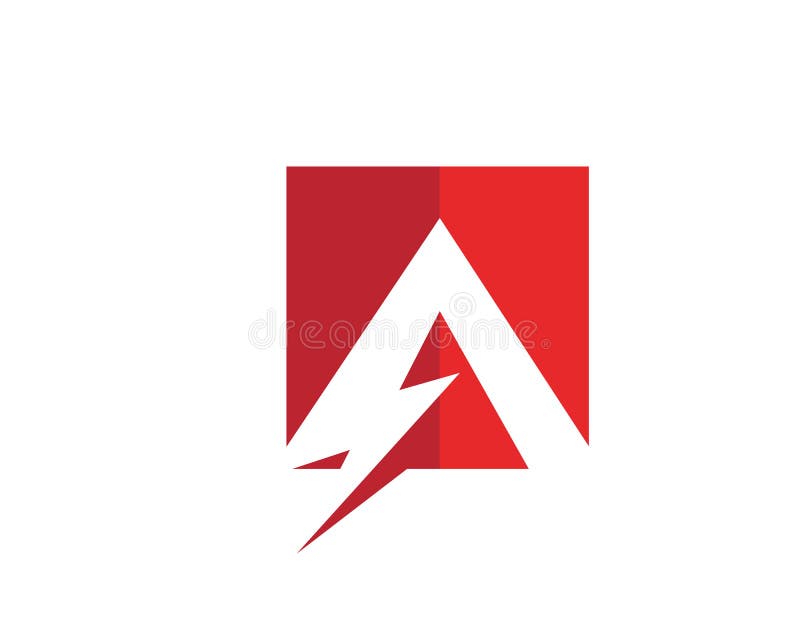 Listowy Błyskawicowy logo royalty ilustracja