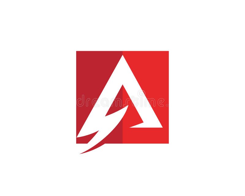 Listowy Błyskawicowy logo ilustracji