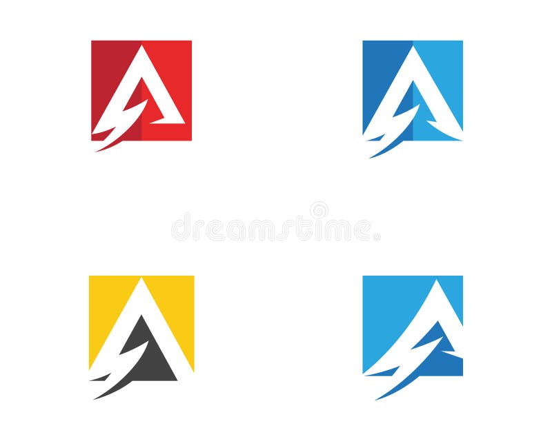 Listowy Błyskawicowy logo royalty ilustracja