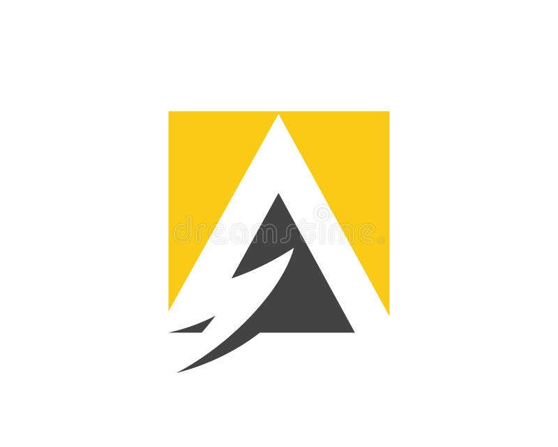 Listowy Błyskawicowy logo royalty ilustracja