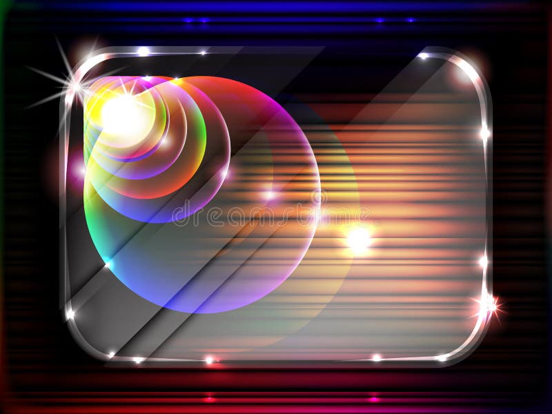 Riscas brilhantes ilustração do vetor