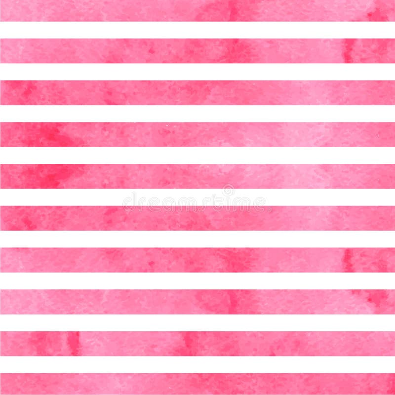 Listras horizontais cor-de-rosa da aquarela Ilustração do vetor ilustração royalty free Listras horizontais cor-de-rosa da aquarela Ilustração do vetor ilustração royalty free