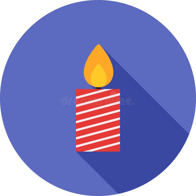 Lit Candle stock vector. Illustration of table, traditional 91637723