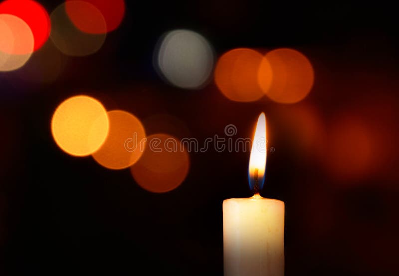 Single Lit Candle with Quite Flame Stock Photo Image of indoors, concept 102472028
