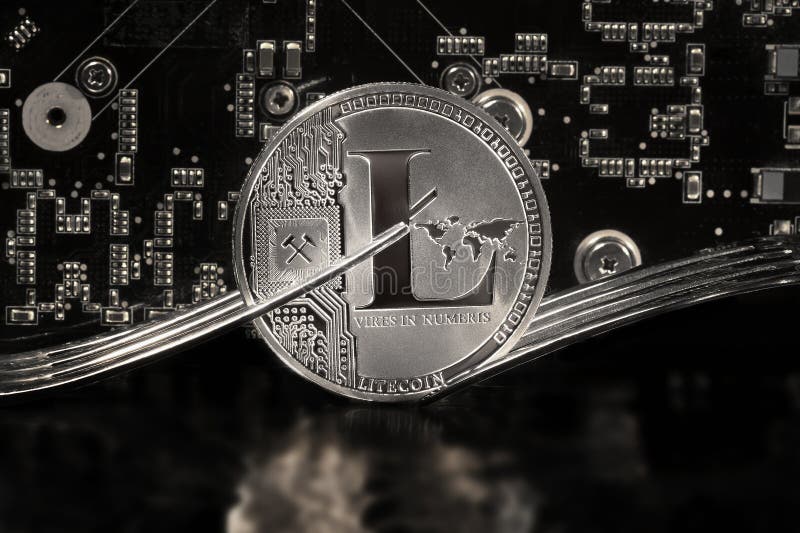 Litecoin stock photo