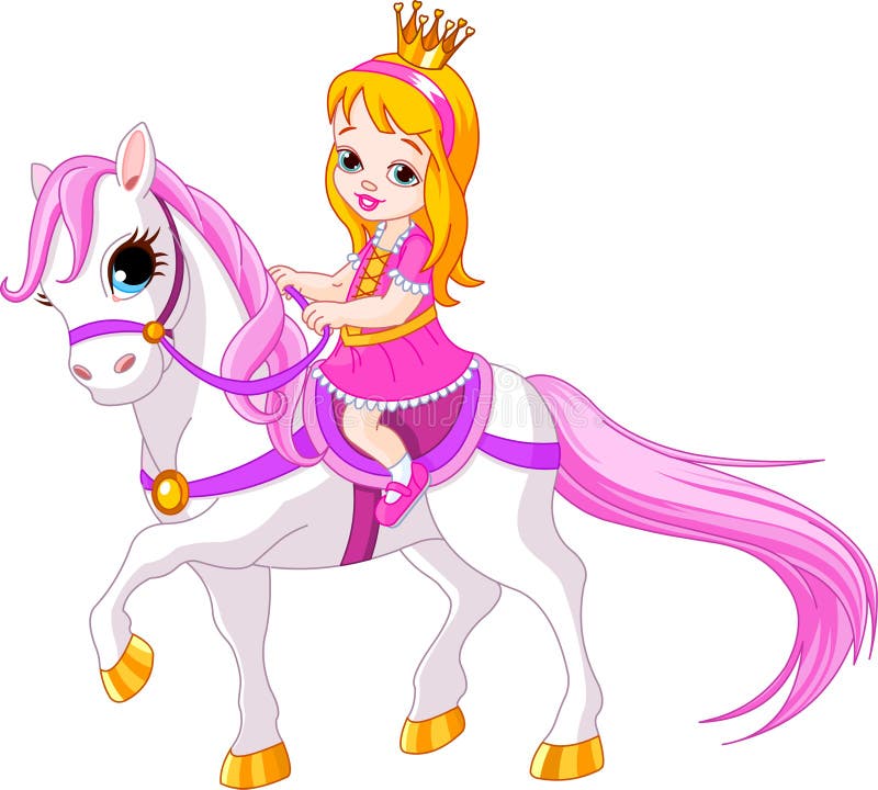 Liten princess för häst