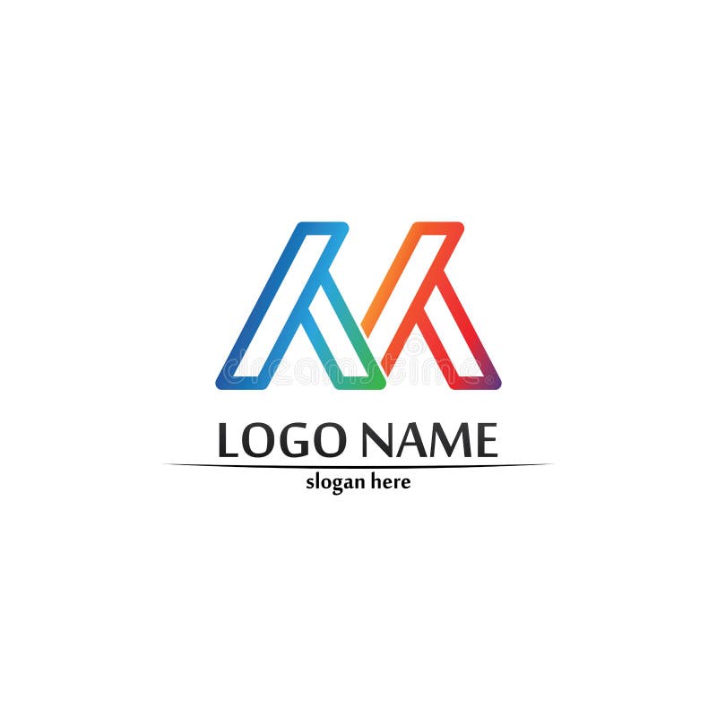 Literowe logo royalty ilustracja