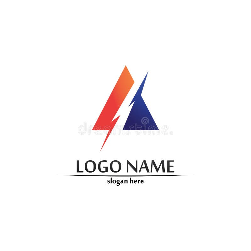 Literowe logo royalty ilustracja