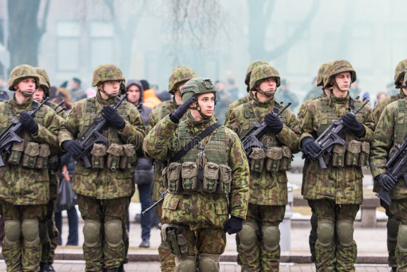 Lithuanian NATO soldiers editorial image. Image of army - 126416355