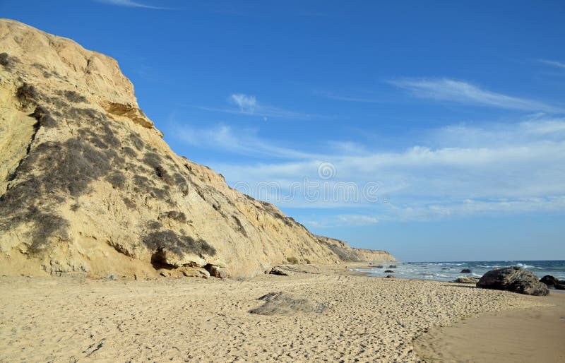Litoral em Crystal Cove State Park, Califórnia do sul imagem de stock royalty free Litoral em Crystal Cove State Park, Califórnia do sul imagem de stock royalty free