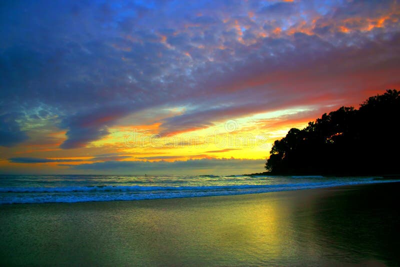 Litorale Del Sole, Australia Fotografia Stock Immagine di mare