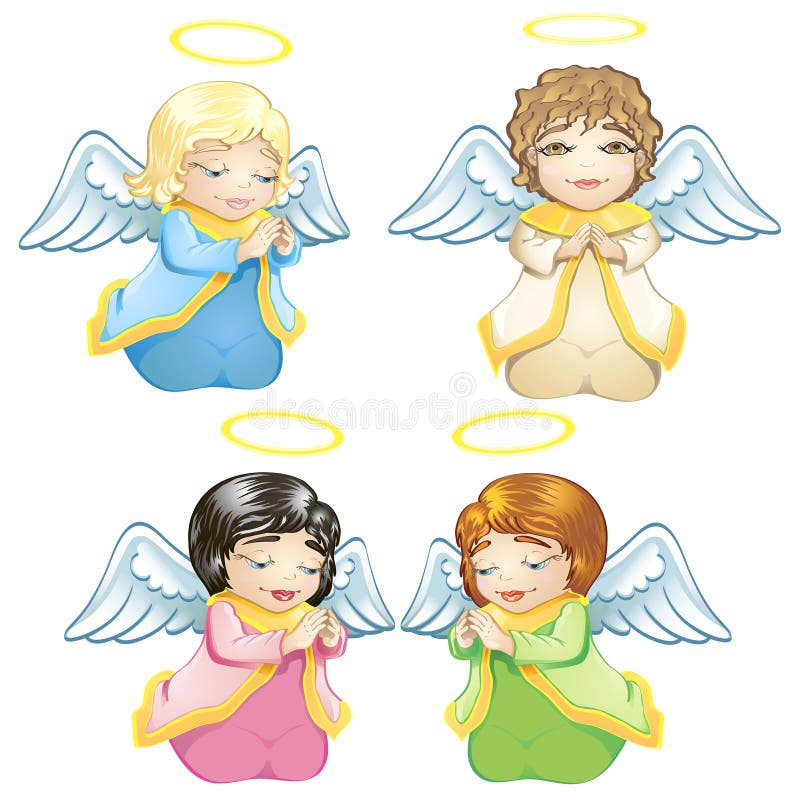 Little angels royalty free illustration