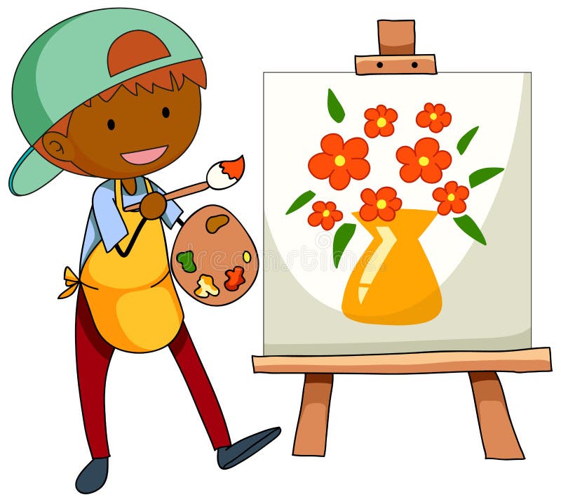 Little Artist Drawing the Picture Cartoon Character Isolated Stock Vector - Illustration of artist, colour: 213503809 Little Artist Drawing the Picture Cartoon Character Isolated Stock Vector - Illustration of artist, colour: 213503809