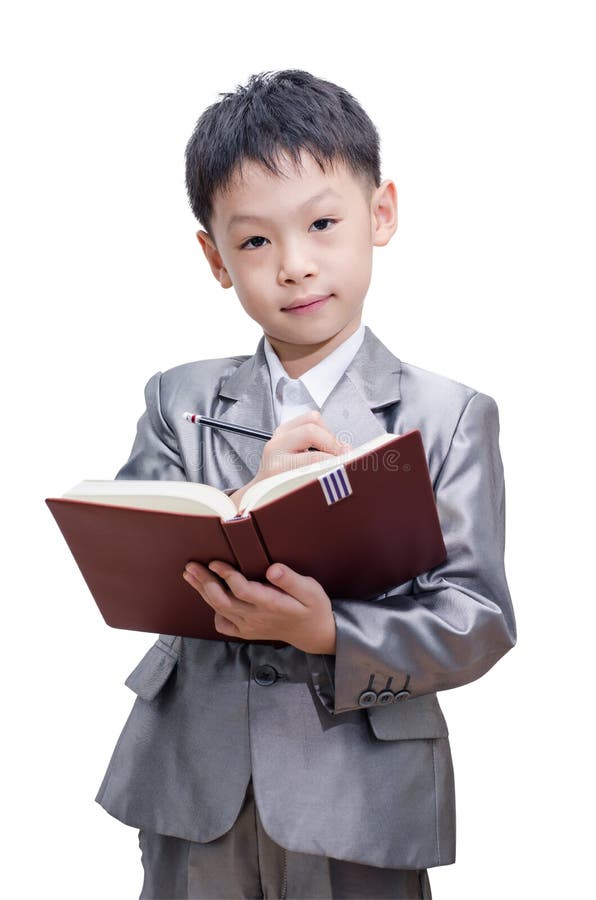 Little boy in big suit stock image. Image of isolated 60801655