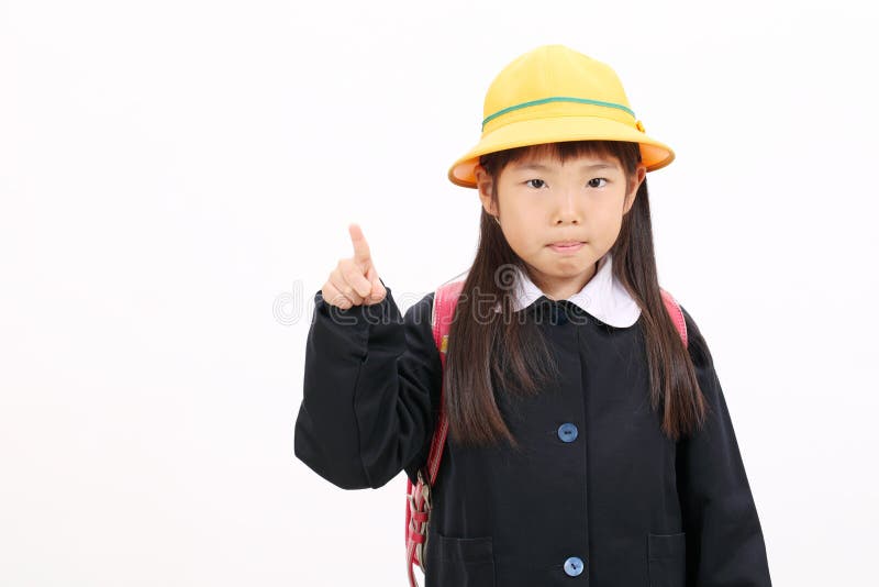 Little asian schoolgirl