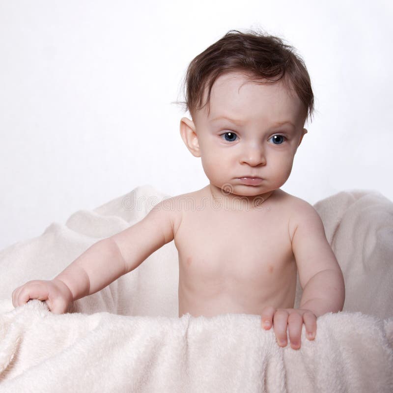 Little Baby Boy Stock Image Image Of Background Healthy 31322835