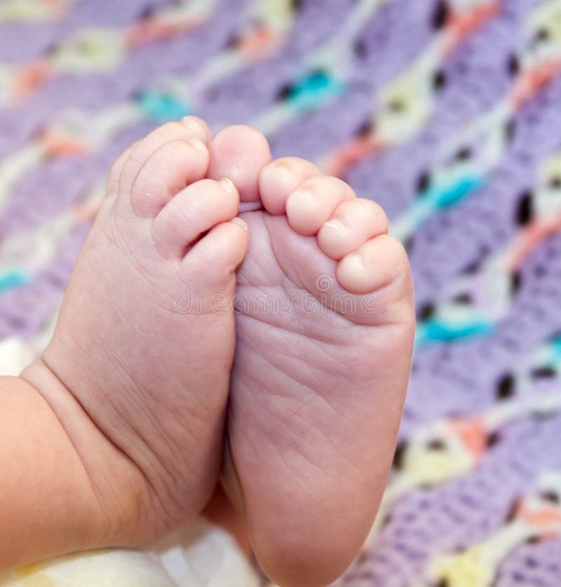 Little Baby Feet stock photo. Image of itty, feet, colourful 22701830