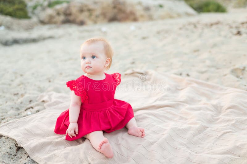 baby girl red frock