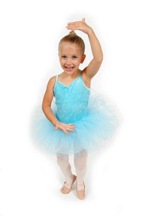 Little Ballerina Pose royalty free stock photography