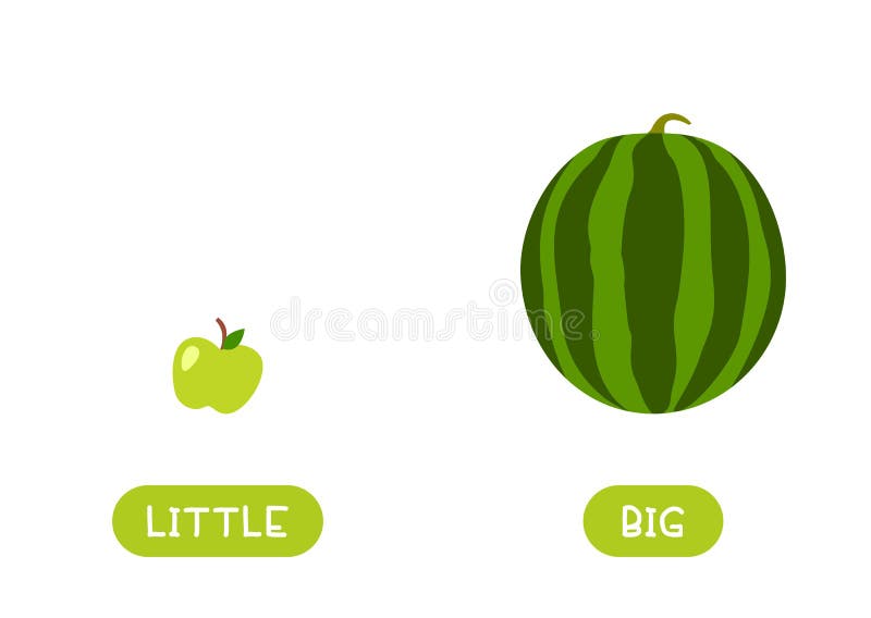 Big Small Stock Illustrations – 67,227 Big Small Stock