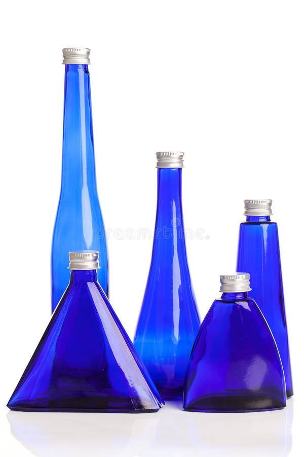 Blue Liquid Pouring into Glass Stock Photo Image of closeup, cold