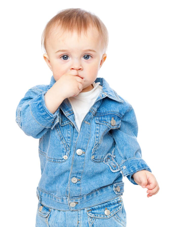 Little boy stock image. Image of serious, childhood, happiness - 16220993