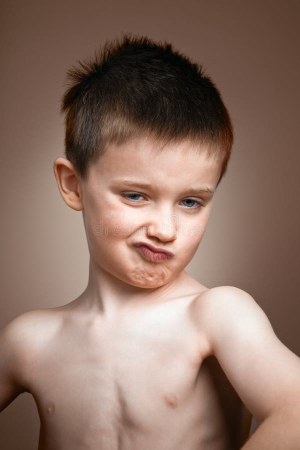 Little boy with attitude stock image. Image of children 9018443