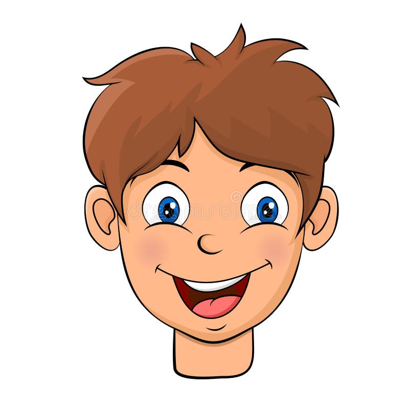 Little Boy Avatar Head Face Cartoon Design Isolated On White Background Stock Vector Illustration Of Preschooler Facial 156950103