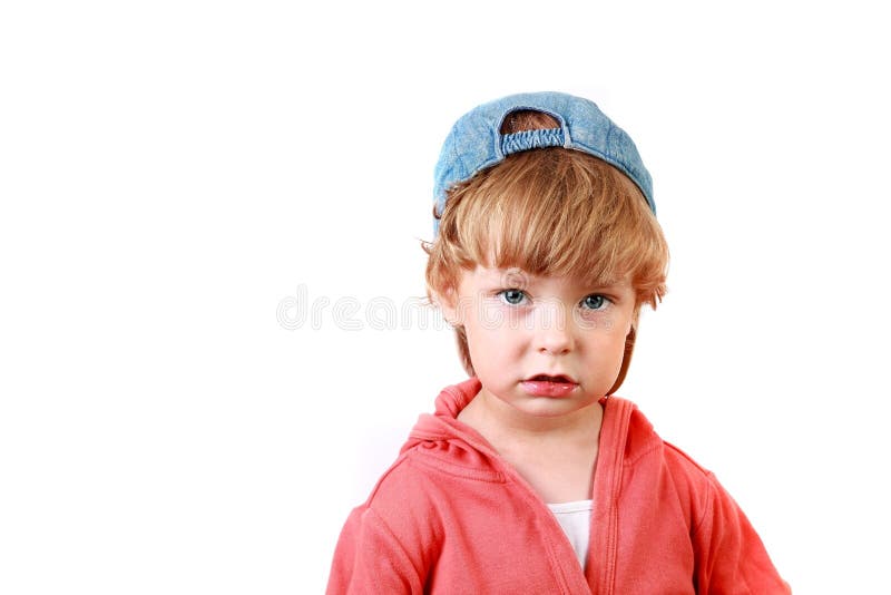 The little boy in a cap