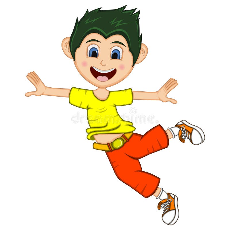 Boy Jump - Dancing Cartoon stock vector. Illustration of hand - 113264829 Boy Jump - Dancing Cartoon stock vector. Illustration of hand - 113264829