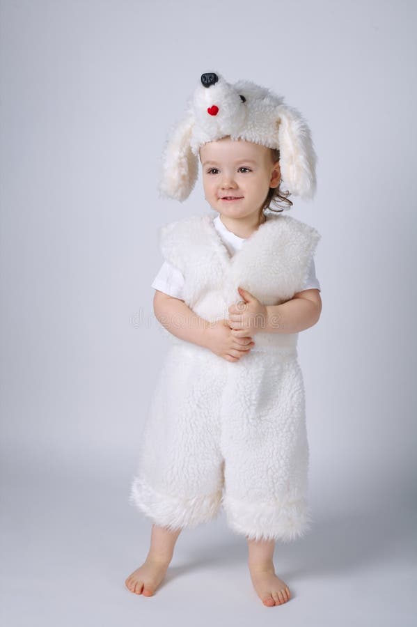 Little Boy with Dog Costume Stock Image Image of black, carnival