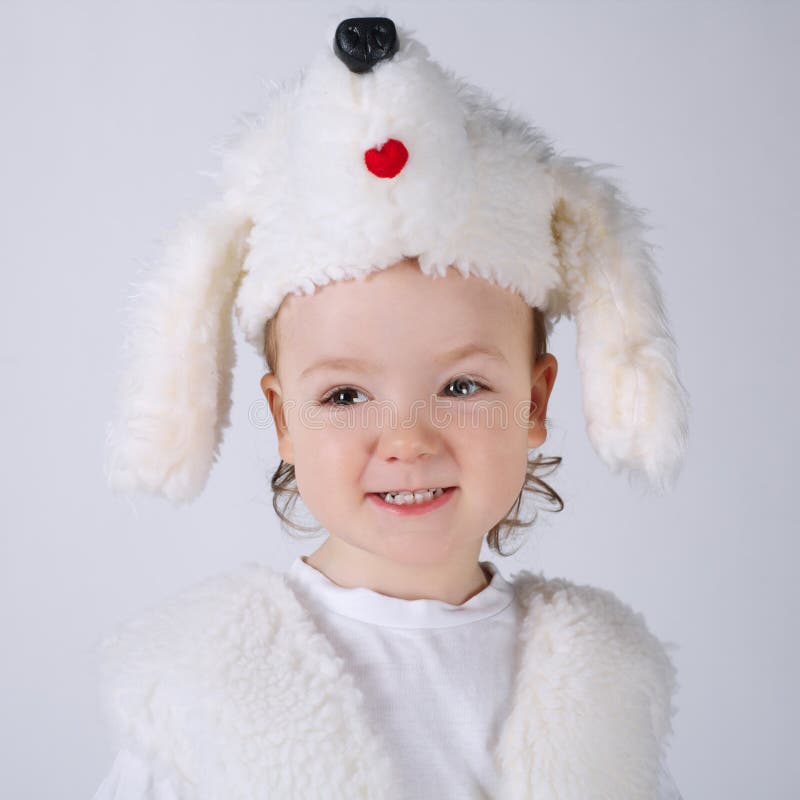 Little Boy with Dog Costume Stock Image Image of halloween, beautiful