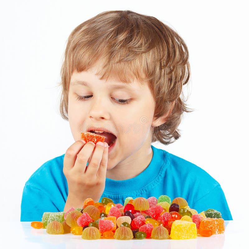Boy Eating Gummy Candy Stock Photos Free & RoyaltyFree Stock Photos