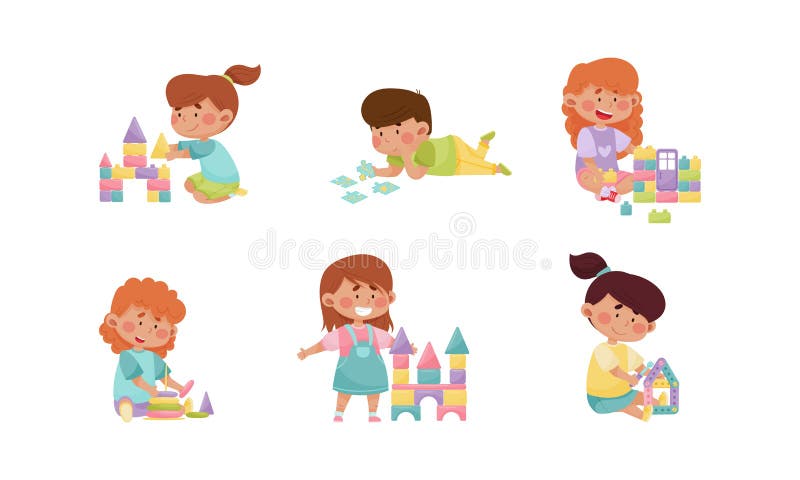 Kid Doing Puzzle Stock Illustrations – 51 Kid Doing Puzzle Stock