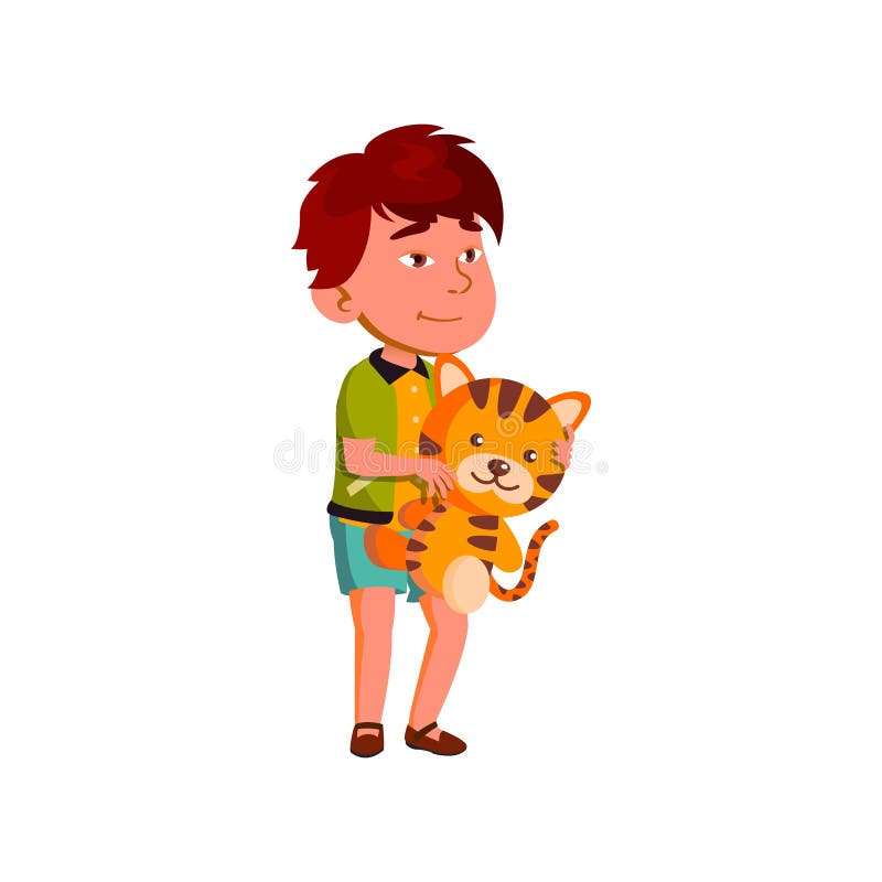 Little Boy Got Tiger Toy Present on Birthday Cartoon Vector Stock Vector - Illustration of humor, ache: 220895033 Little Boy Got Tiger Toy Present on Birthday Cartoon Vector Stock Vector - Illustration of humor, ache: 220895033