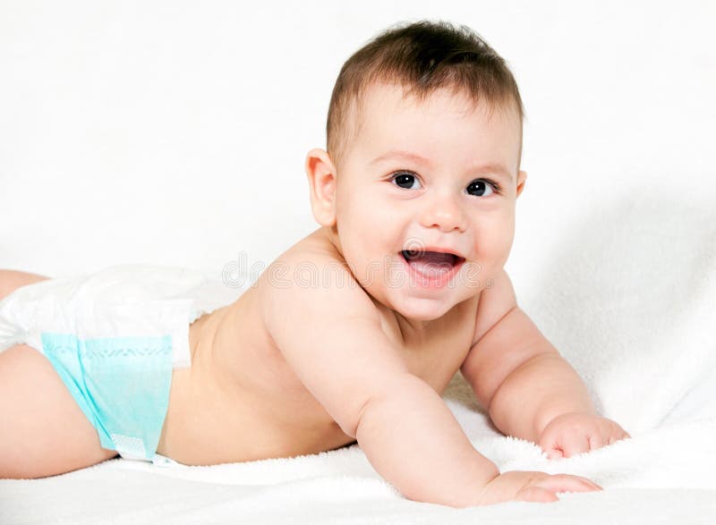 Beautiful African Baby Diapers Stock Photo Image of african, child