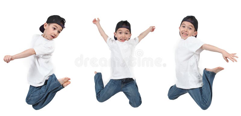 Little Boy Jumping