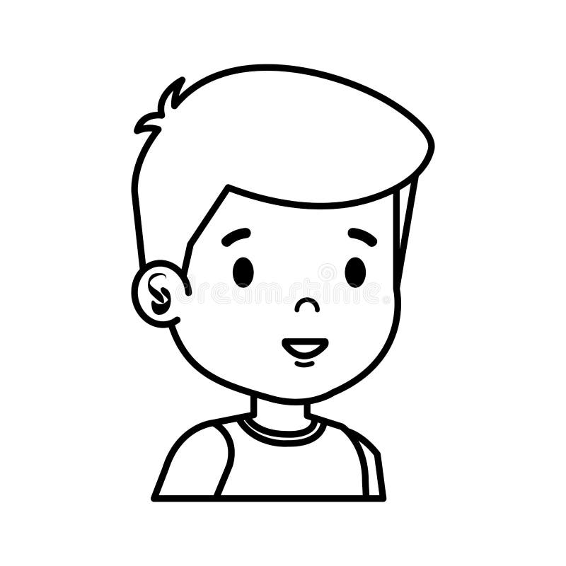 Little boy kid character stock vector. Illustration of cartoon - 145057039