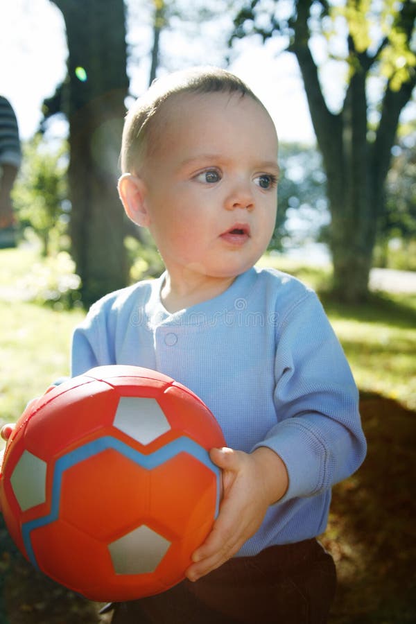 Little boy outdoors