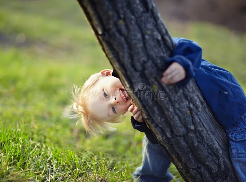 Little boy in park