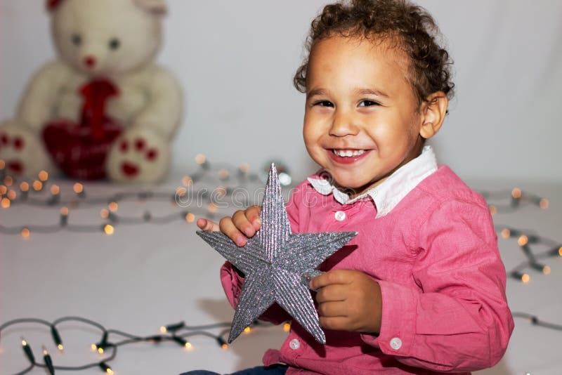 Little Boy in a Pink Shirt. Stock Photo Image of holiday, baby 47307312