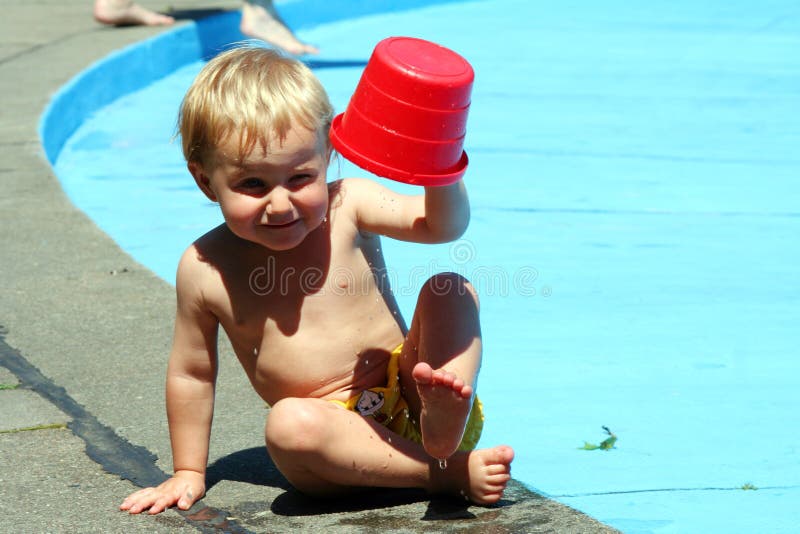 Little boy playing